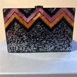 Zara Hardcase clutch